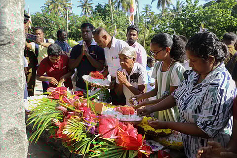 Homenagem no Sri Lanka