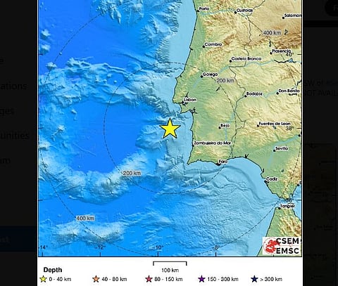 Sismo registado ao largo da costa portuguesa sentido em Espanha