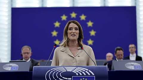 Roberta Metsola (foto de arquivo) anunciou o prémio.