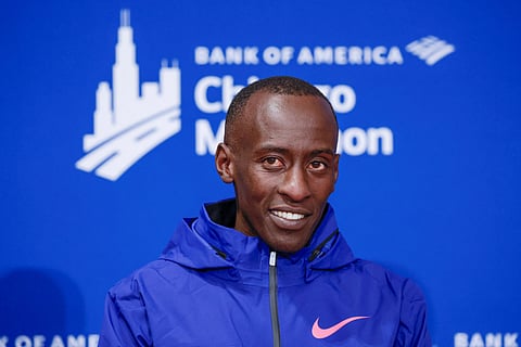 Elite da Meia Maratona de Lisboa homenageia Kelvin Kiptum durante a prova