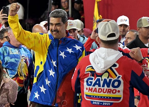 Nicolás Maduro foi reeleito presidente da Venezuela.