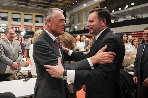Cavaco Silva e Luís Montenegro no 41º Congresso do PSD