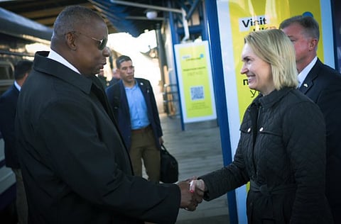 Secretário da Defesa norte-americano chegou a Kiev