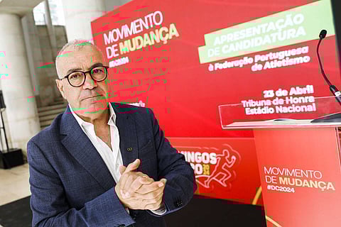 Domingos Castro apresentou  candidatura à presidência da Federação Portuguesa de Atletismo.