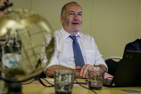 O economista-chefe da missão do FMI, Jean-François Dauphin, em Portugal (Lisboa), 2 de outubro de 2024.
