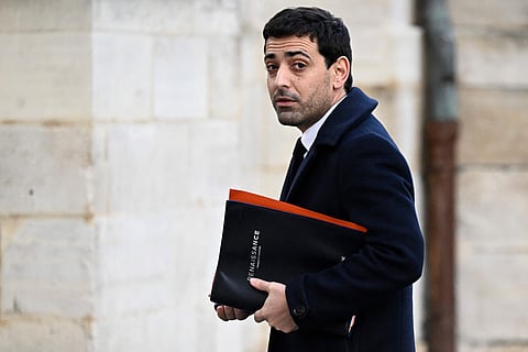 O Ministro dos Negócios Estrangeiros de França, Stephane Sejourne