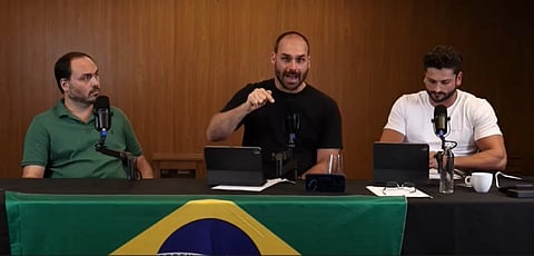 Filho de Bolsonaro diz que vai “trabalhar” pelo Chega