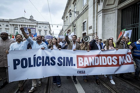 Entre todos os eleitores do Chega, 37% têm um grau pequeno de confiança nas forças de segurança.