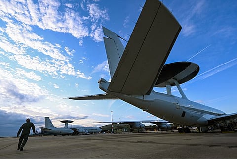 Base aérea da NATO na cidade alemã de Geilenkirchen