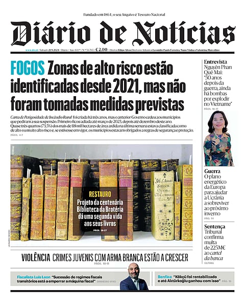 O que falhou na identificação das zonas de risco de incêndio. É esta a manchete do DN