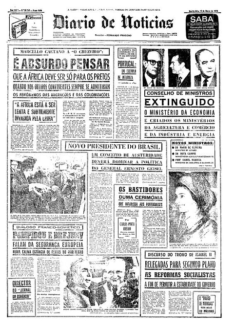 A possível independência da Guiné é uma “colossal mentira”, diz Caetano.