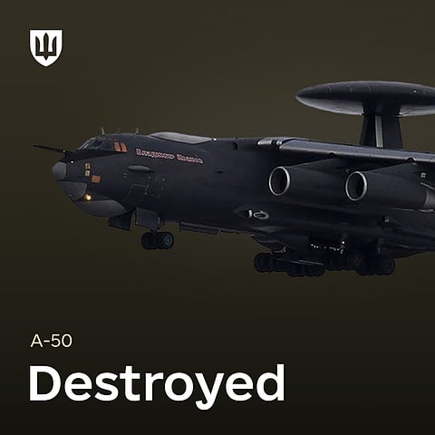 Força Aérea ucraniana reivindica abate de avião de deteção e vigilância russo