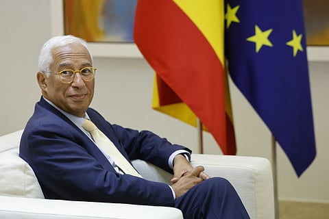 António Costa vai suceder a Charles Michel -- Foto: OSCAR DEL POZO / AFP