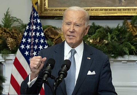 Joe Biden confiante.