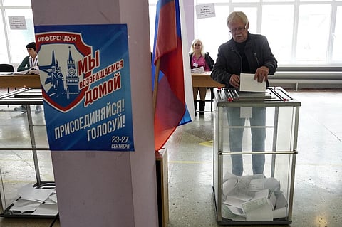 UE condena e recusa reconhecer eleições russas em territórios ucranianos ocupados