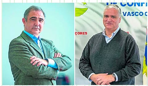 José Manuel Bolieiro (PSD-Açores) e Vasco Cordeiro (PS-Açores).