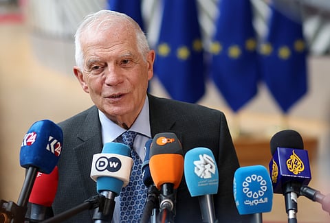 Josep Borrell afirmou que não está em cima da mesa a suspensão total do acordo de cooperação com Israel.