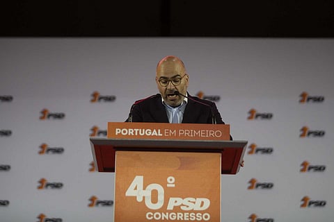 Vice-presidente do PSD, Miguel Pinto Luz. Pedro Correia / Global Imagens