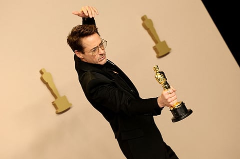 Robert Downey Jr.: melhor ator secundário, figura principal na noite dos Óscares.