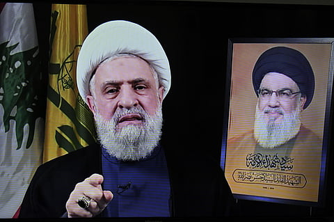 Naim Qassem fez a primeira intervenção após suceder a Nasrallah.