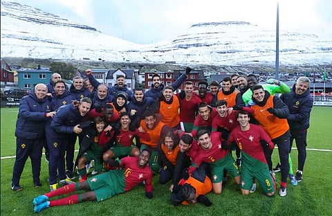 Seleção de sub-21 apura-se para a fase final do Euro2025 com triunfo nas Ilhas Faroé