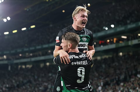 Conrad Harder e Viktor Gyökeres construíram a vitória do Sporting frente ao AVS