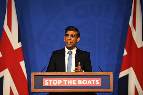 “Parem os barcos” é a palavra de ordem do governo de Sunak para esta proposta de lei.