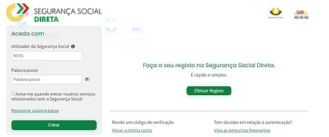 Segurança Social Direta indisponível sete horas na noite de sábado para domingo