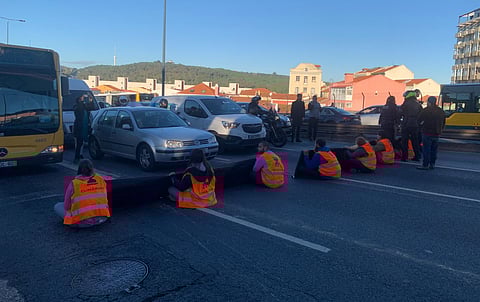 Onze ativistas vão ser julgados por terem impedido o trânsito no acesso ao Túnel do Marquês, em Lisboa.