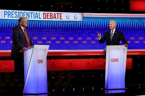 Donald Trump e Joe Biden defrontaram-se na quinta-feira à noite no primeiro dos dois debates previstos para esta campanha presidencial.