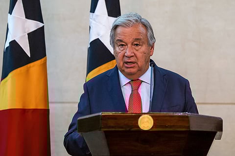 António Guterres, secretário-geral da ONU