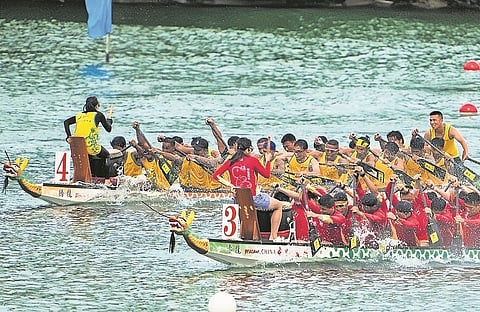 Todos os anos, as Regatas Internacionais de Barcos-Dragão de Macau contam com equipas de diferentes países.