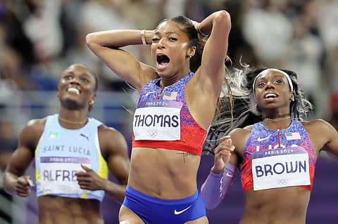 Gabby Thomas rainha dos 200m e skater Arisa Trew de ouro aos 14 anos