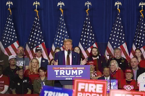 Donald Trump lidera as sondagens, mas com uma curta vantagem.