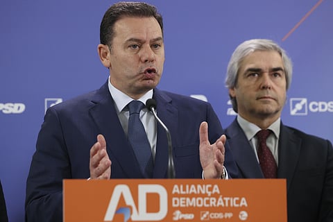 Luís Montenegro. TIAGO PETINGA/LUSA