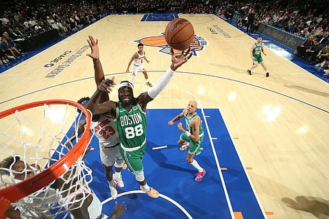 Neemias Queta utilizado no triunfo caseiro dos Celtics sobre os Jazz na NBA