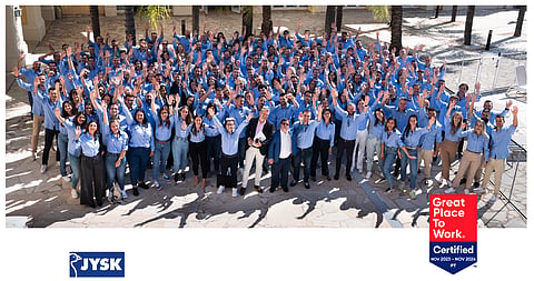 JYSK reconhecida como "Great Place to Work" em Portugal