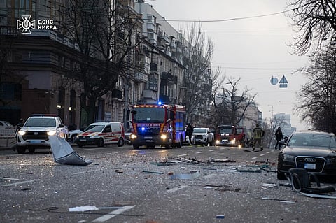 Ataque russo a Kiev fez pelo menos um morto /