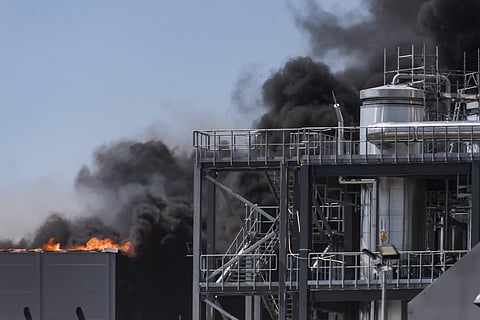 Grande incêndio deflagra nos escritórios da farmacêutica dinamarquesa Novo Nordisk