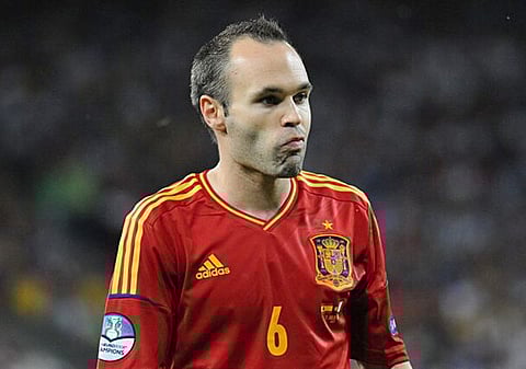 Andrés Iniersta, antigo jogador do Barcelona e da seleção espanhola. Fonte: Wikimedia Commons