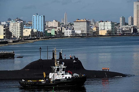 Submarino russo em Havana