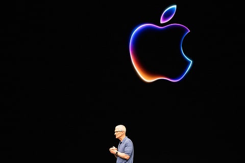 Tim Cook, CEO da Apple. Foto: Nic Coury/AFP