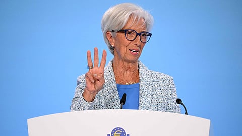 Christine Lagarde, presidente do BCE. 
