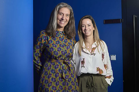 Joana Rato,  professora na Universidade Católica, e Beatriz Soeiro, professora do primeiro ciclo e coordenadora pedagógica do Colégio São Francisco de Assis. Foto: Paulo Alexandrino