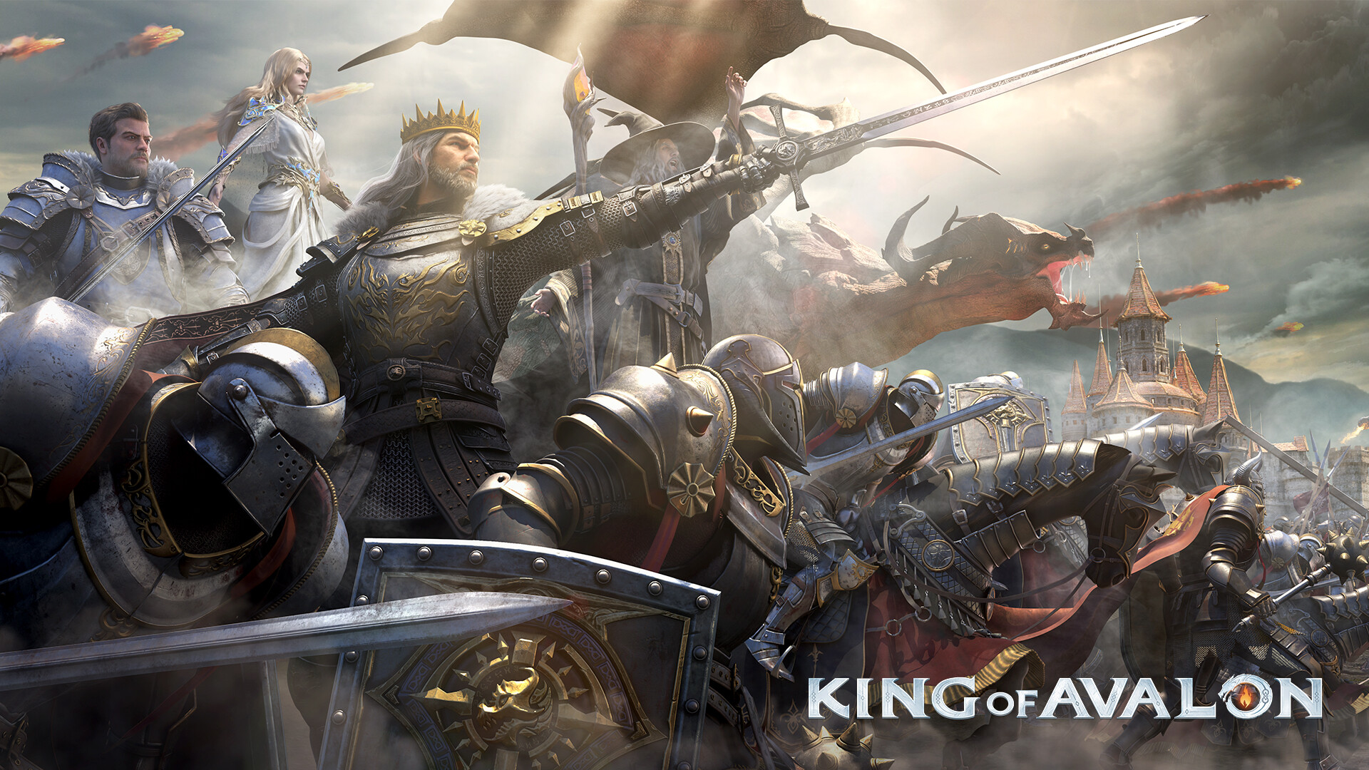 Imagem do videojogo King of Avalon, um dos sucessos da FunPlus