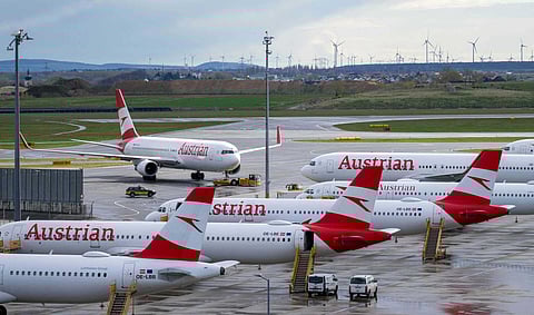 Austrian Airlines cancela 92 voos na quinta-feira devido a greve parcial