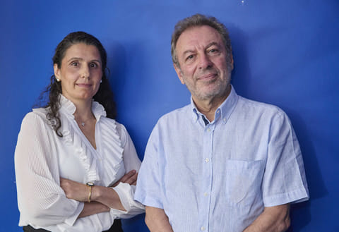 Filipa Oliveira, coordenadora do Ser Pro, e Nuno Crato, presidente da Iniciativa Educação. Foto: Paulo Alexandrino
