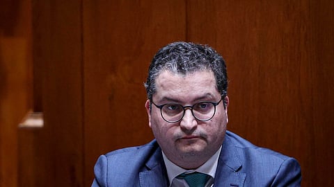 O ministro de Estado e das Finanças, Joaquim Miranda Sarmento