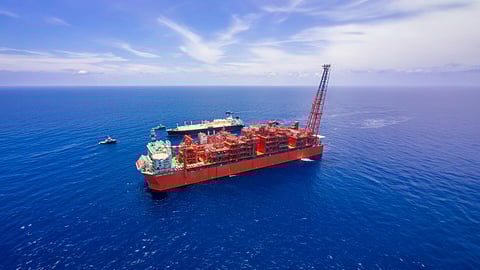 A plataforma Coral South, em Moçambique