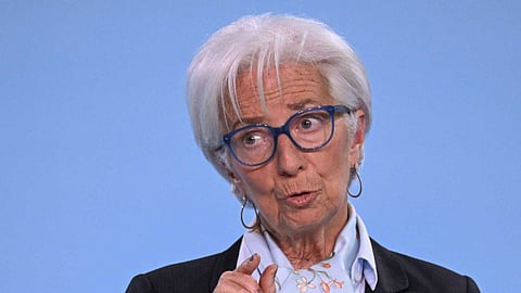 Christine Lagarde, presidente do BCE. 